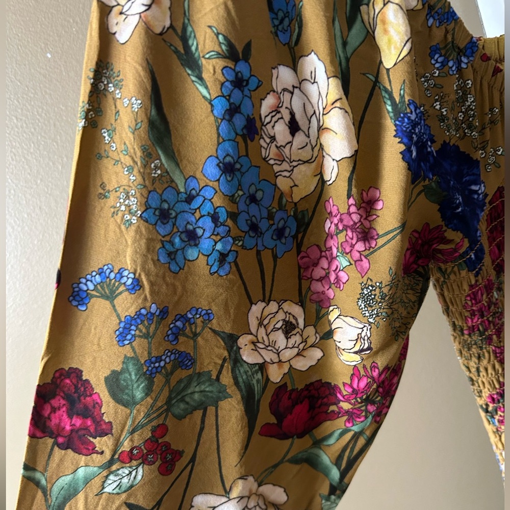 Hatch Floral Midi Dress - Multicolor - Picture 6 of 7